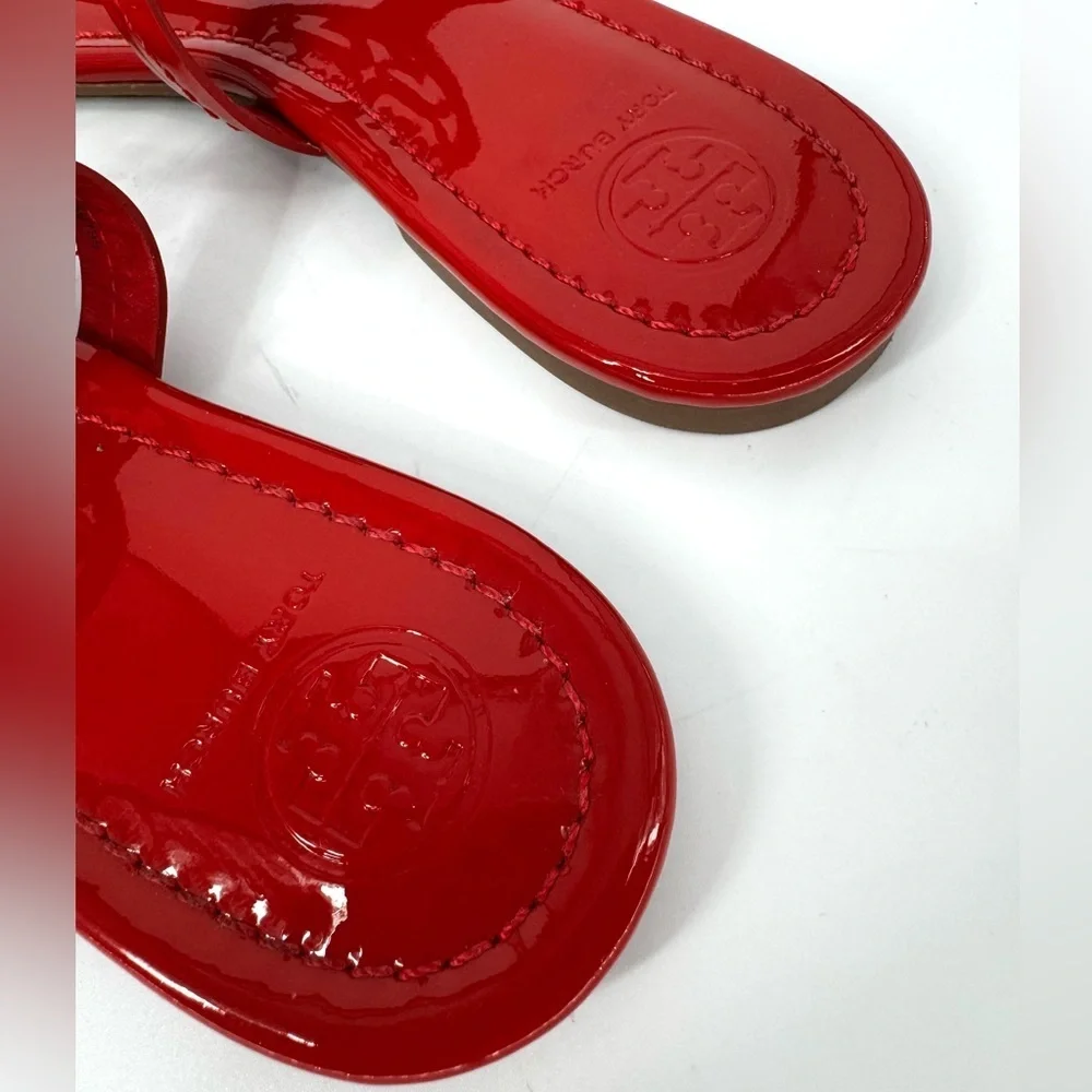 Tory Burch Miller Red Ruby Rainbow Sandals Limited Edition